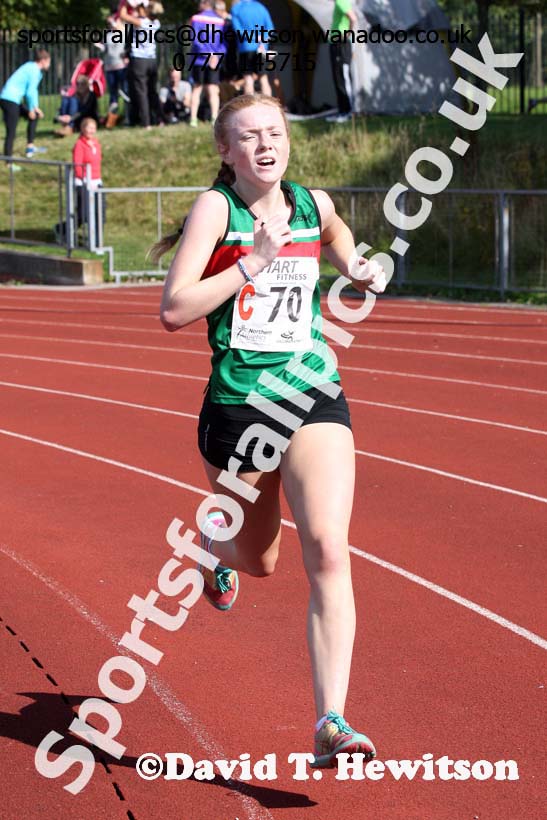 Womens under-17s, Northern Road Relays, Blackpool. Photo: David T. Hewitson/Sports for All Pics